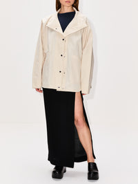 Summer Parachute Jacket,TOTÉME,OYSTER,Image 2