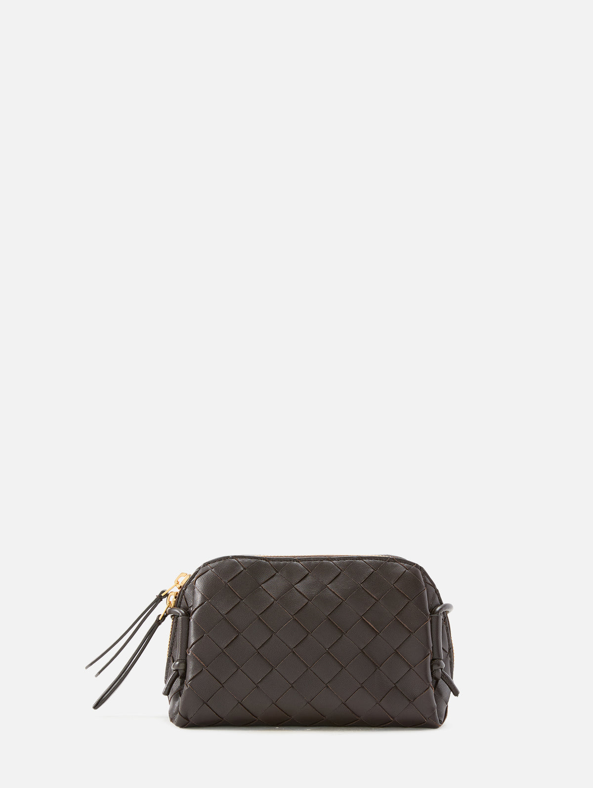 Concert Pouch,BOTTEGA VENETA,FONDENTE/GOLD,Image 3