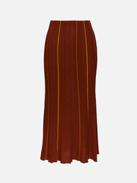 Celeano Skirt,GABRIELA HEARST,BURNT SIENNA,Image 1