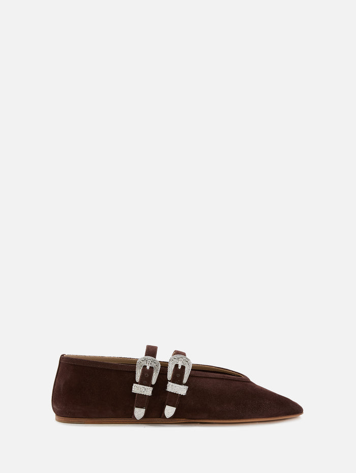 Ballet Claudia Slipper,LE MONDE BERYL,CHOCOLATE,Image 1