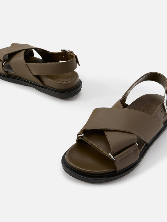 Fussbett Sandal,MARNI,DEEP SAGE,Image 1