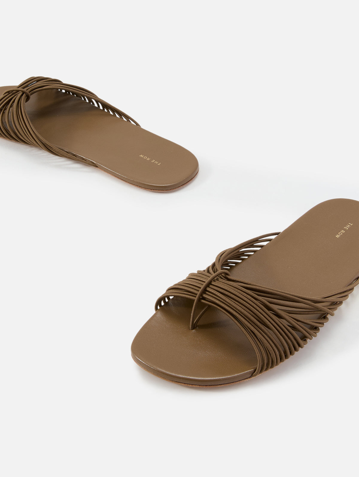 Sara Thong Slide,THE ROW,MUD,Image 2
