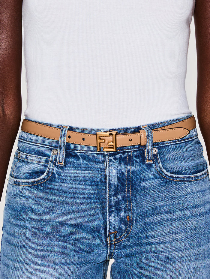 Logo Belt,FENDI,CAPPUCCINO,Image 1