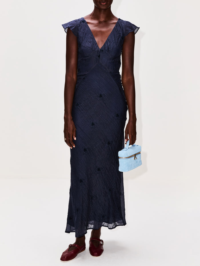 Nori Dress,STAUD,MIDNIGHT,Image 1