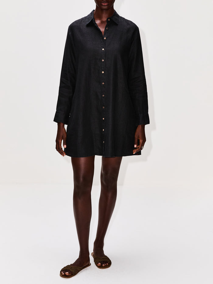 Bobby Dress,XÍRENA,BLACK,Image 1
