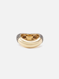 Ring Illusion Pave,RAINBOW K JEWELRY,YELLOW GOLD/BLACK,Image 4