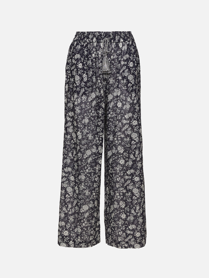 Azra Coverup Pant,ULLA JOHNSON,MIDNIGHT BLOOM,Image 1