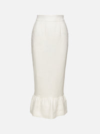 Matilda Column Skirt,POSSE,CREAM,Image 1