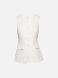 Matilda Gilet,POSSE,CREAM,Image 1