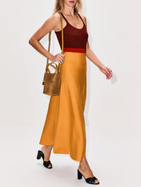 Flaminius Dress,GABRIELA HEARST,GOLDEN BIRCH,Image 3