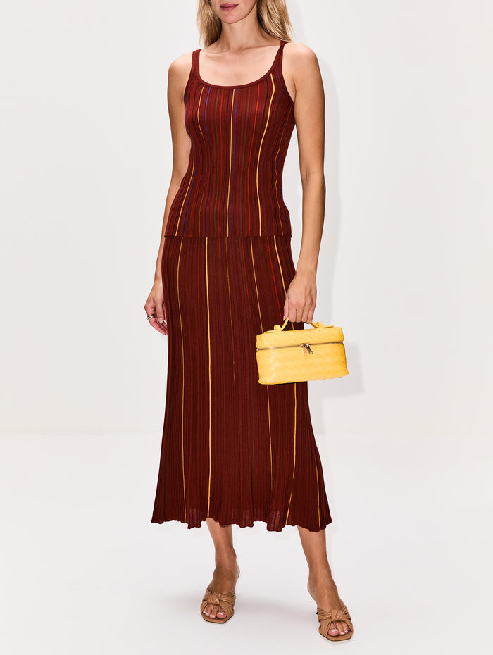 Yara Tank,GABRIELA HEARST,BURNT SIENNA,Image 1