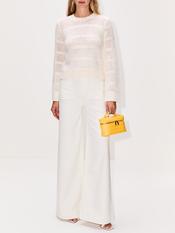 Lou Sweater,LA LIGNE,CREAM,Image 1