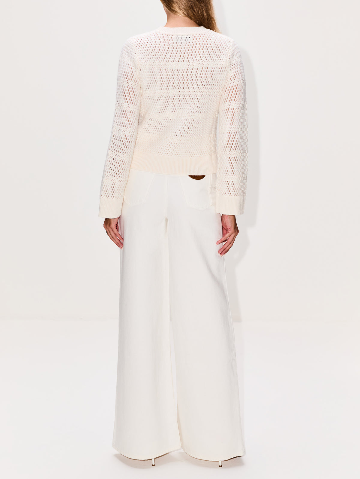 Lou Sweater,LA LIGNE,CREAM,Image 3