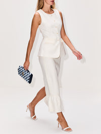 Matilda Column Skirt,POSSE,CREAM,Image 3
