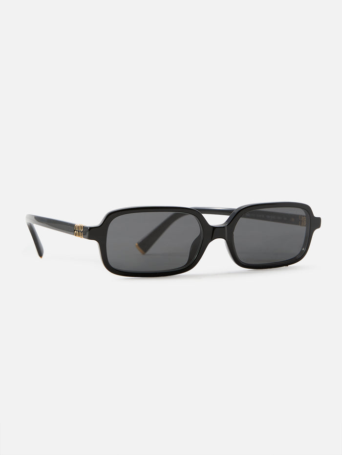 Square Sunglasses,MIU MIU EYEWEAR,BLACK,Image 1