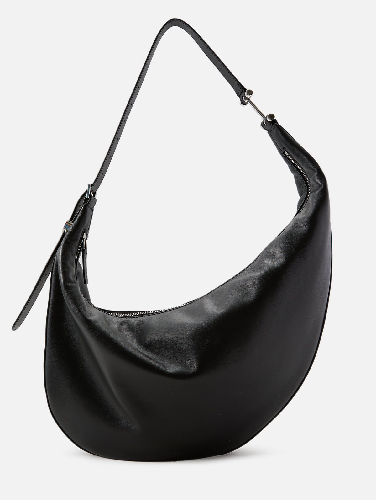Small Hobo Bag,MARNI,BLACK,Image 1