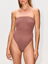 Fane One Piece Swimsuit,BOND-EYE,COCOA BUTTER LUREX,Image 2