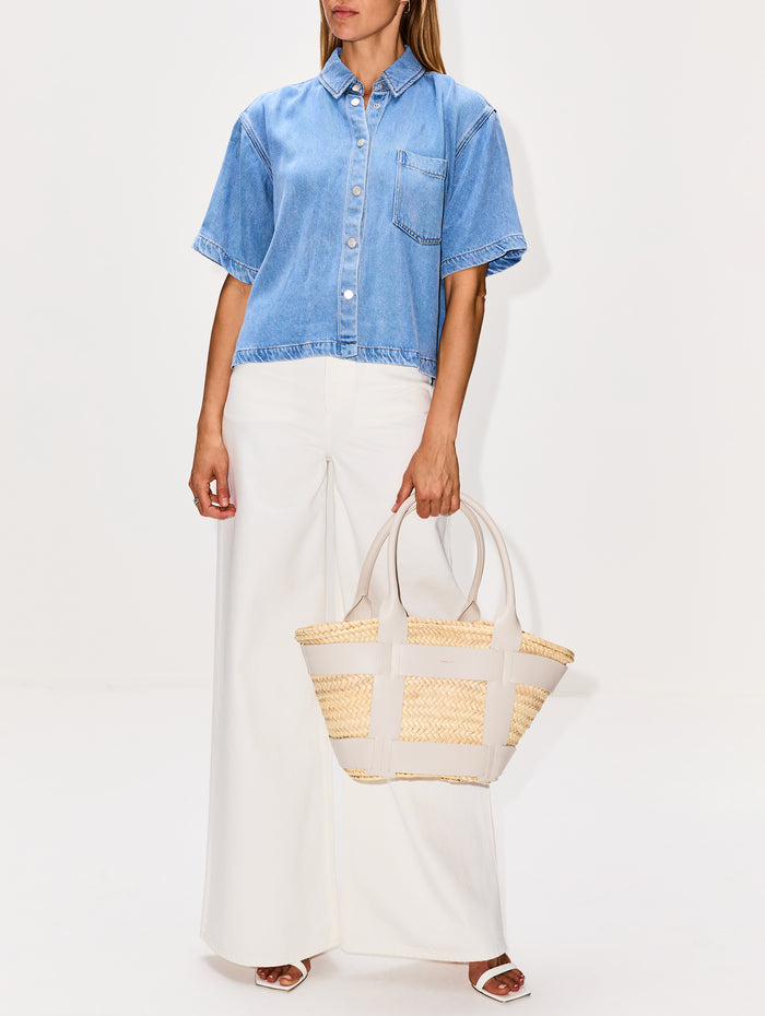 Ike Shirt,XÍRENA,MALIBU BLUE,Image 1