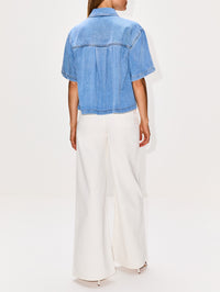 Ike Shirt,XÍRENA,MALIBU BLUE,Image 3