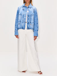 Harper Balloon Jacket,BRANDON MAXWELL,MEDIUM VINTAGE WASH,Image 2