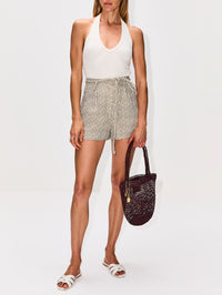 Viento Y Flores Short,ANDRES OTALORA,OLIVE FLORAL MINI PRINT,Image 2