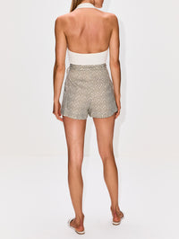 Viento Y Flores Short,ANDRES OTALORA,OLIVE FLORAL MINI PRINT,Image 3