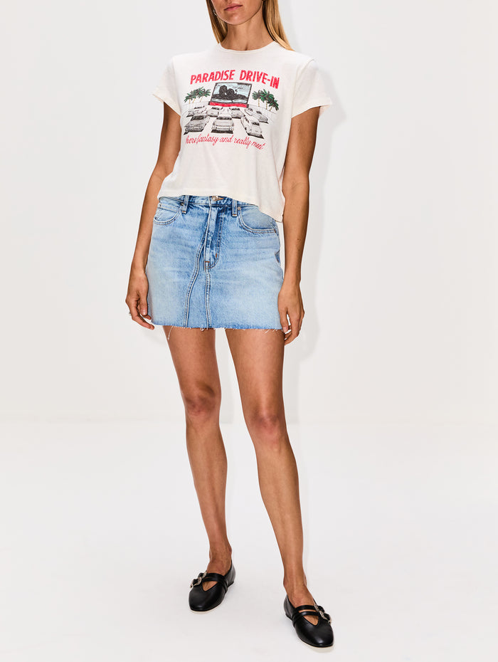 50s Boxy Tee,RE/DONE,VINTAGE WHITE,Image 1