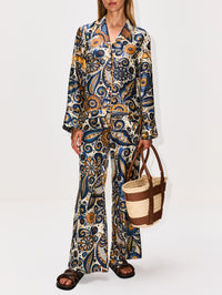 Alvarez Nogal Shirt,HEIRLOME,BLUE/OCHRE MULTI,Image 2