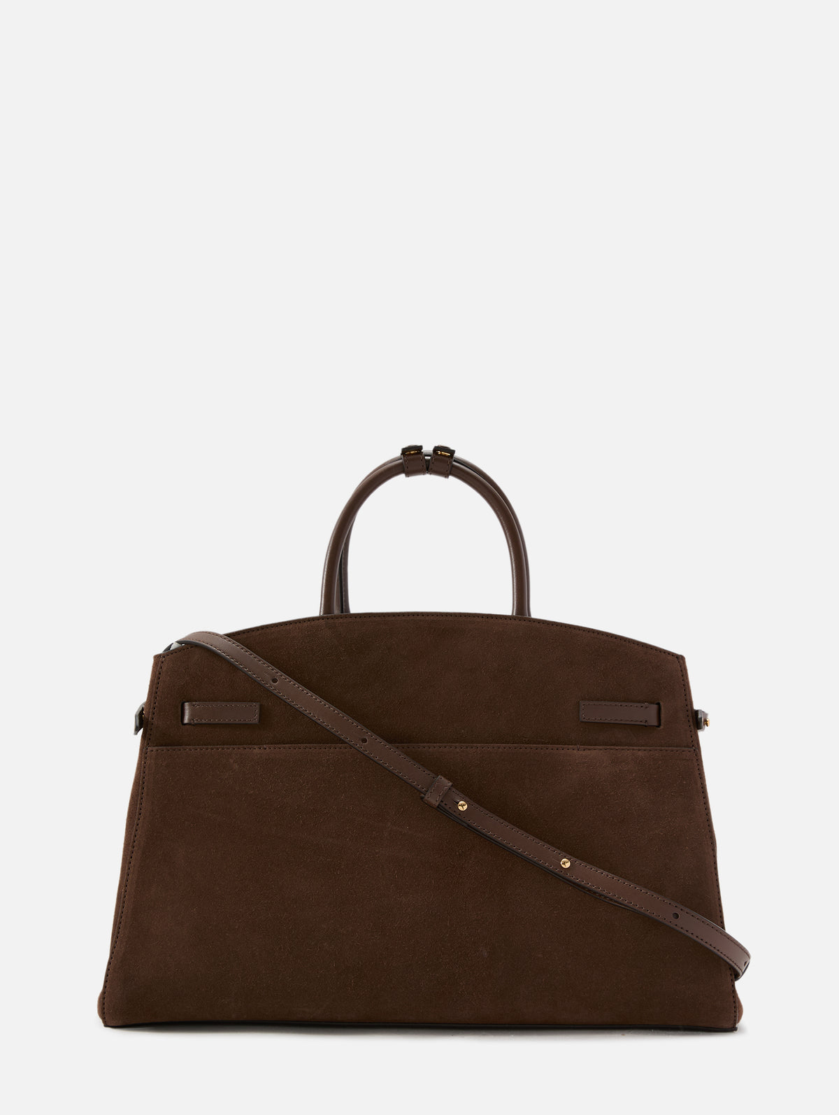 Hudson Top Handle Bag,DEMELLIER,SUEDE/MOCHA,Image 2