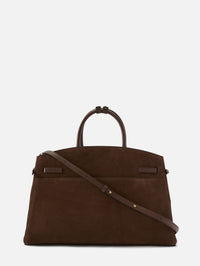 Hudson Top Handle Bag,DEMELLIER,SUEDE/MOCHA,Image 2