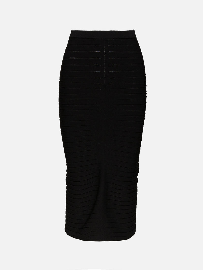 Wide Ribbed Skirt