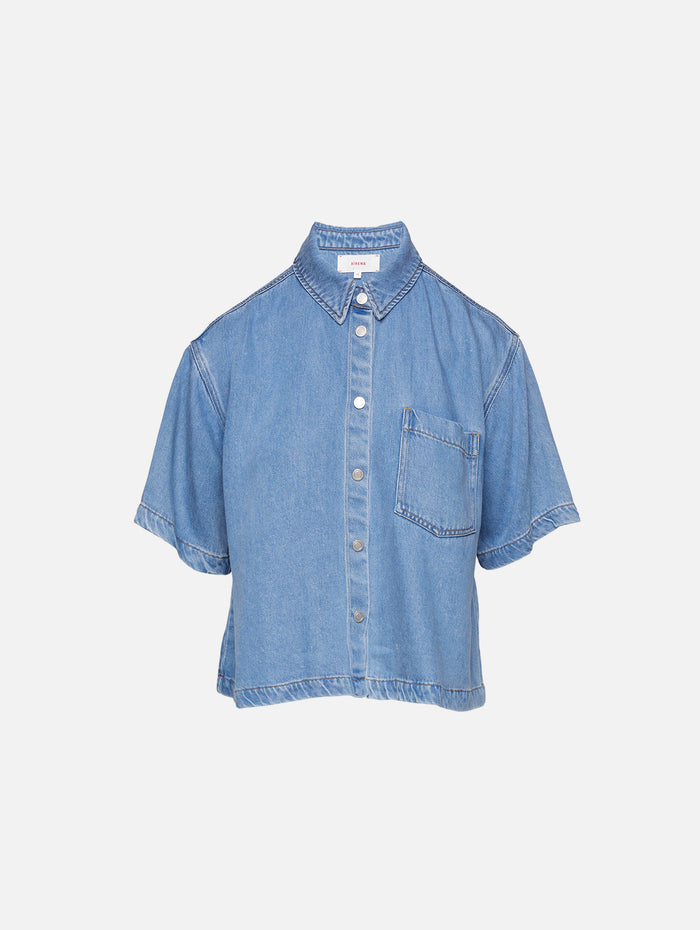 Ike Shirt,XÍRENA,MALIBU BLUE,Image 1