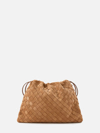 Intrecciato Dustbag,BOTTEGA VENETA,AMBER/GOLD,Image 3