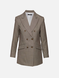 Bianca Blazer,ELYSEWALKER LABEL,BROWN HOUNDSTOOTH,Image 1