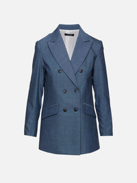 Bianca Blazer,ELYSEWALKER LABEL,DENIM BLUE,Image 1
