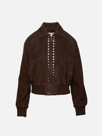 Bomber Jacket,LOEWE,BROWN,Image 1