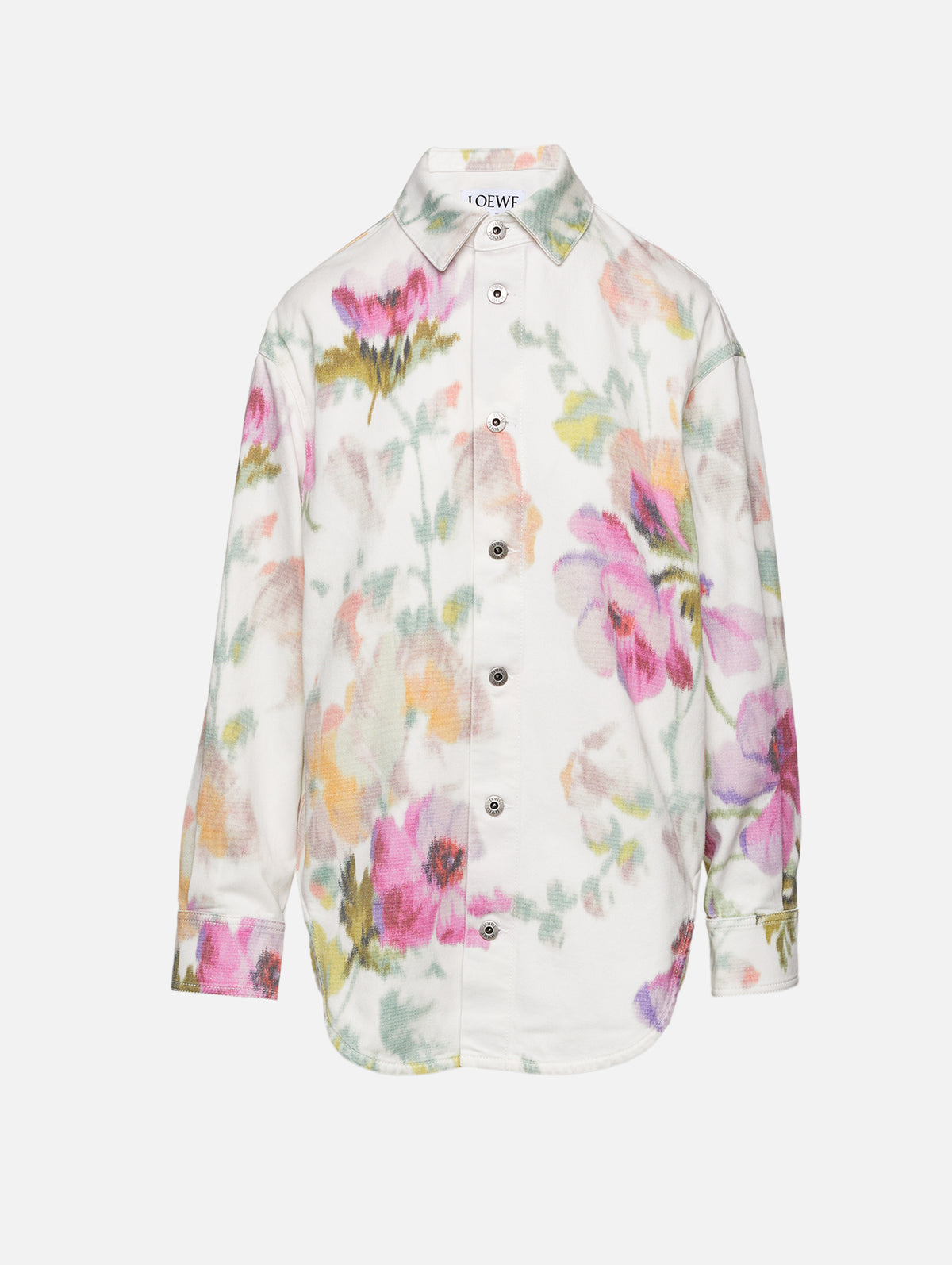 Overshirt,LOEWE,WHITE/PINK,Image 1