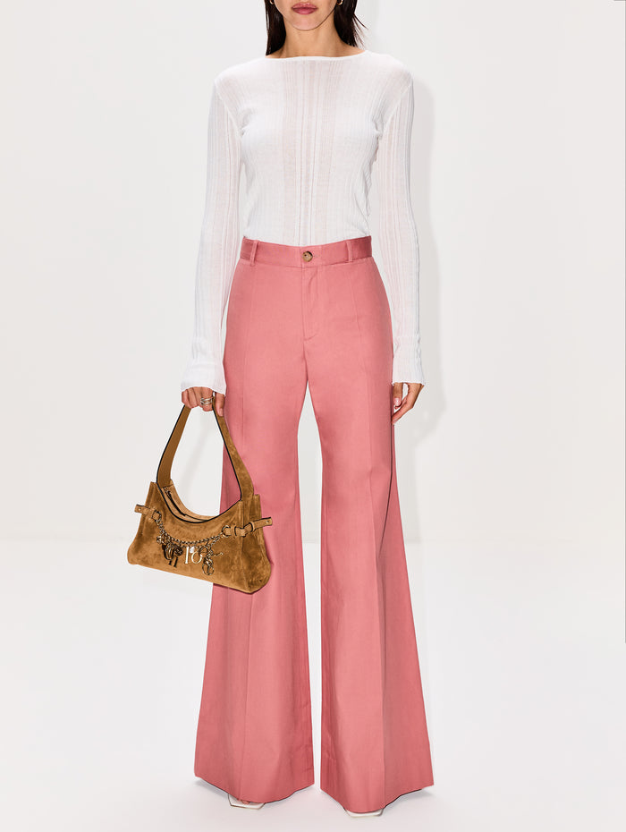 Pink Trouser,CHLOÉ,WILD PINK,Image 1