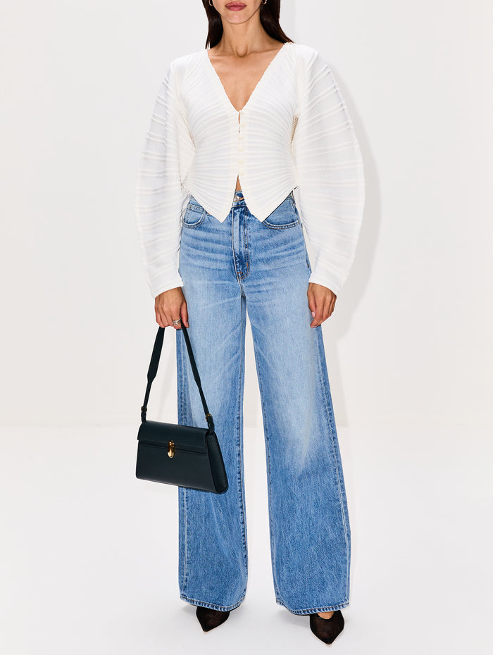 Blair Knit Cardigan,CULT GAIA,OFF WHITE,Image 1