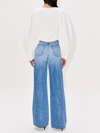 Blair Knit Cardigan,CULT GAIA,OFF WHITE,Image 3