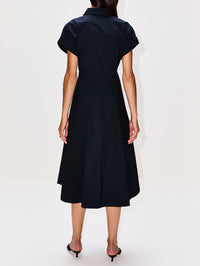 Poplin Power Dress,DOROTHEE SCHUMACHER,MIDNIGHT,Image 4