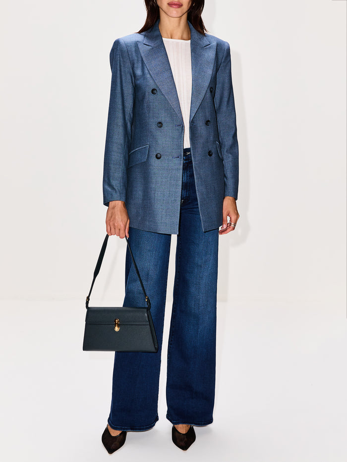 Bianca Blazer,ELYSEWALKER LABEL,DENIM BLUE,Image 1