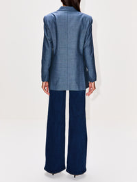 Bianca Blazer,ELYSEWALKER LABEL,DENIM BLUE,Image 3