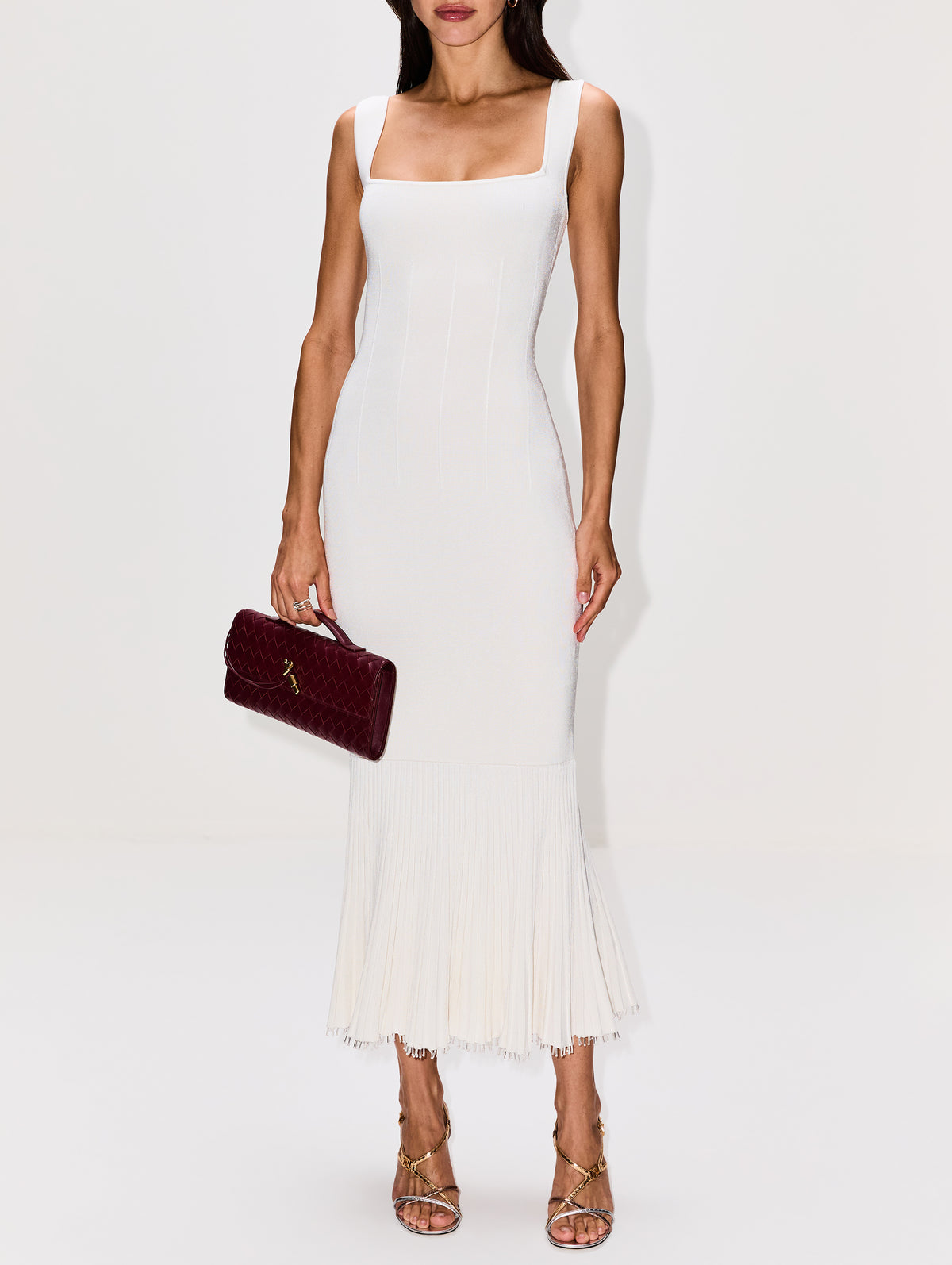 Andiamo Long Clutch,BOTTEGA VENETA,BAROLO,Image 2