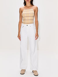 Plaid Tank Top,GUEST IN RESIDENCE,BUTTER COMBO,Image 2