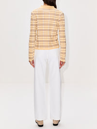 Plaid Elle Shirt,GUEST IN RESIDENCE,BUTTER COMBO,Image 3