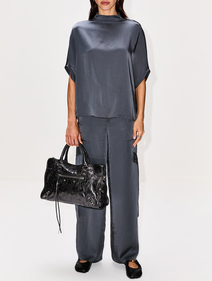 Le City Bag,BALENCIAGA,STEEL GREY,Image 1