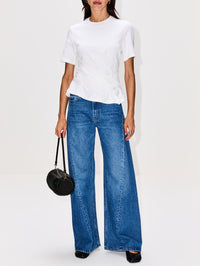 Twisted Top,LOEWE,WHITE,Image 2