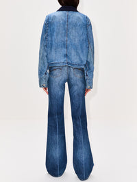 Cropped Chore Jacket,DENIMIST,GALTON INDIGO,Image 3