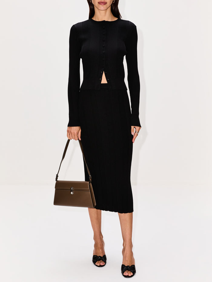 Ryanne Skirt,PROENZA SCHOULER,BLACK,Image 1